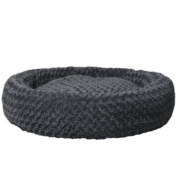 PaWz Calming Dog Bed Warm Soft Plush Pet Cat Cave Washable Portable Dark Grey XL PaWz